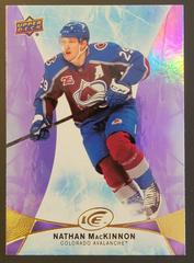 Nathan MacKinnon [Lavender] #1 Hockey Cards 2021 Upper Deck Ice 2020-21 Update Prices