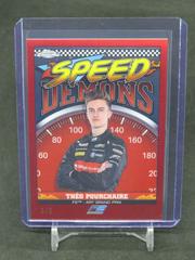 Theo Pourchaire [Red Refractor] #SD-TP Racing Cards 2023 Topps Chrome Formula 1 Speed Demons Prices