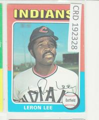 Leron Lee #506 Baseball Cards 1975 Topps Prices