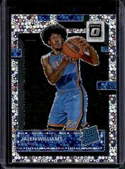 Jalen Williams [Fast Break Holo] #235 Basketball Cards 2022 Panini Donruss Optic Prices