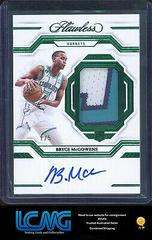 Bryce McGowens [Emerald] #19 Basketball Cards 2022 Panini Flawless Signature Prime Materials Prices
