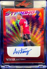 Antony [Gray] #S-A1 Soccer Cards 2022 Leaf Vivid Striking Autographs Prices