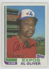 Al Oliver #83T Baseball Cards 1982 Topps Traded Prices