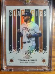 Yordan Alvarez [Orange] Baseball Cards 2022 Topps Chrome New Classics Prices