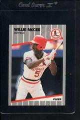 Willie McGee Baseball Cards 1989 Fleer Glossy Prices