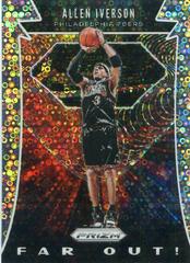 Allen Iverson [Fast Break] #18 Basketball Cards 2019 Panini Prizm Far Out Prices