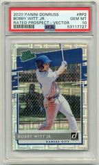 Bobby Witt Jr. [Vector] #RP-2 Baseball Cards 2020 Panini Donruss Rated Prospects Prices