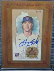 Brett Baty Baseball Cards 2023 Topps Allen & Ginter Mini Framed Autographs Prices