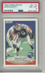 John Elliott Football Cards 1990 Fleer Update Prices