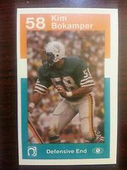 Kim Bokamper Football Cards 1984 Dolphins Police Prices