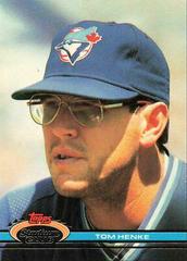 Tom Henke #24 Baseball Cards 1991 Stadium Club Prices