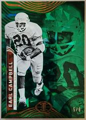 Earl Campbell [Green Ice] #12 Football Cards 2023 Panini Chronicles Draft Picks Illusions Prices