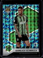 Gianluca Scamacca [Peacock Choice Mosaic] Soccer Cards 2021 Panini Mosaic Serie A Prices