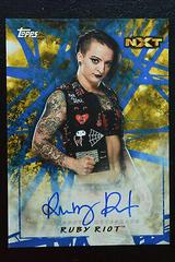 Ruby Riot [Blue] #A-RRI Wrestling Cards 2018 Topps WWE Road To Wrestlemania Autographs Prices