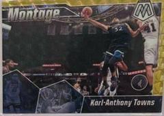 Karl Anthony Towns [Gold Mosaic] #26 Basketball Cards 2019 Panini Mosaic Montage Prices
