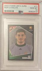 Iker Casillas #71 Soccer Cards 2004 Panini UEFA Euro Prices