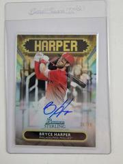 Bryce Harper #SSA-BH Baseball Cards 2022 Bowman Sterling Signage Autographs Prices