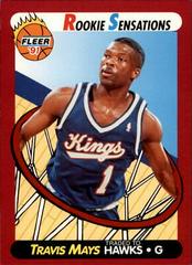Travis Mays Rookie Sensations Basketball Cards 1991 Fleer Prices