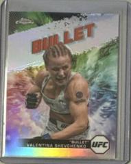 Valentina Shevchenko Bullet [Black Refractor] #AKA-17 Ufc Cards 2024 Topps Chrome UFC AKA Prices