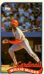 Willie McGee #84 Baseball Cards 1989 Topps Ljn Baseball Talk Prices