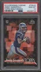 Jimmy Garoppolo [Gold Refractor] Football Cards 2014 Bowman Chrome Topps Shelf Rookie Prices