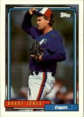 Barry Jones #361 Baseball Cards 1992 Topps Prices