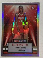 AJ Griffin [Holo] #13 Basketball Cards 2022 Panini Hoops Now Playing Prices