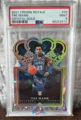 Tre Mann [Crystal Gold] #33 Basketball Cards 2021 Panini Crown Royale Prices