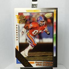 Vance Johnson [1000 Stripe] Football Cards 1992 Wild Card Prices