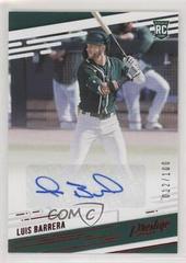 Luis Barrera [Red] Baseball Cards 2021 Panini Chronicles Prestige Autographs Prices