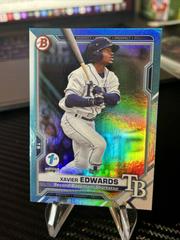 Xavier Edwards [Sky Blue Foil] #BFE-101 Baseball Cards 2021 Bowman 1st Edition Prices