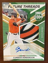 Gunnar Henderson [Emerald] #FTS-GH Baseball Cards 2022 Panini Elite Extra Edition Future Threads Signatures Prices