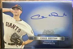 Chris Heston Baseball Cards 2012 Bowman Sterling Autograph Prospects Prices