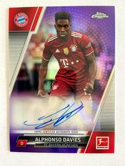 Alphonso Davies Soccer Cards 2022 Topps Chrome Bundesliga Autographs Prices