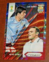 Luis Suarez, Wayne Rooney [Blue Prizm] Soccer Cards 2014 Panini Prizm World Cup Matchups Prices