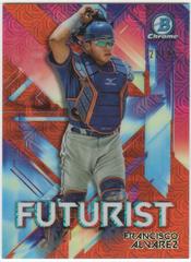 Francisco Alvarez [Orange Refractor Mega Box Mojo] Baseball Cards 2021 Bowman Chrome Futurist Prices