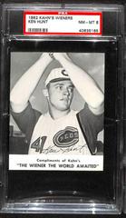 Ken Hunt Baseball Cards 1962 Kahn's Wieners Prices
