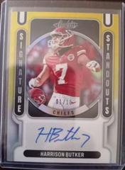 Harrison Butker [Gold] #SS-HB Football Cards 2022 Panini Absolute Signature Standouts Prices