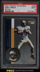 Drew Brees [Retail] Football Cards 2001 Pacific Invincible Prices