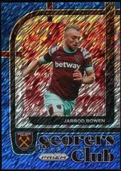 Jarrod Bowen [Blue Shimmer] #23 Soccer Cards 2022 Panini Prizm Premier League Scorers Club Prices