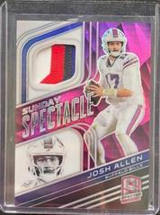 Josh Allen [Neon Pink] #SS-JAL Football Cards 2022 Panini Spectra Sunday Spectacle Prices