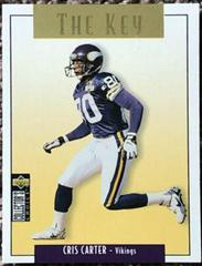 Cris Carter [Gold] #U74 Football Cards 1995 Collector's Choice Update Prices
