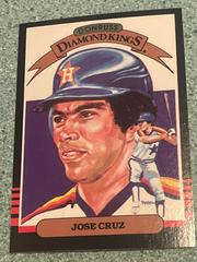 Jose Cruz [Diamond Kings] Baseball Cards 1985 Donruss Prices