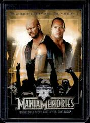 Stone Cold Steve Austin, The Rock Wrestling Cards 2004 Fleer WWE WrestleMania XX Prices