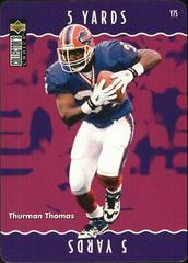 Thurman Thomas #Y75 Football Cards 1996 Collector's Choice Update You Make the Play Prices