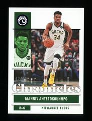 Giannis Antetokounmpo [Purple] #1 Basketball Cards 2021 Panini Chronicles Prices
