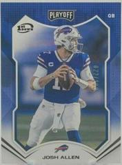 Josh Allen [1st Down] #1 Football Cards 2021 Panini Playoff Prices