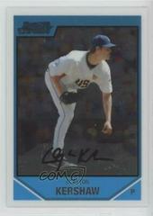 Clayton Kershaw #BDPP77 Baseball Cards 2007 Bowman Chrome Draft Picks & Prospects Prices