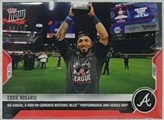 Eddie Rosario [Red] #1008 Baseball Cards 2021 Topps Now Prices