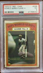 World Series Game 4 #226 Baseball Cards 1972 O Pee Chee Prices